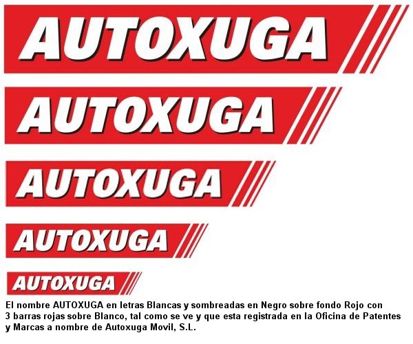 Letreros identificativos de la marca Autoxuga