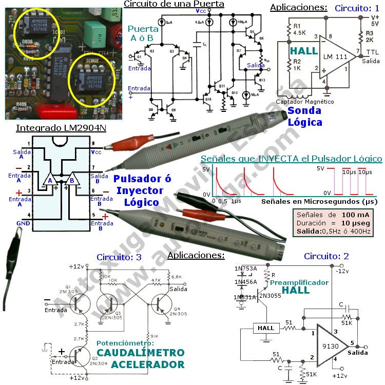 Control practico comprobacion circuitos electronicos