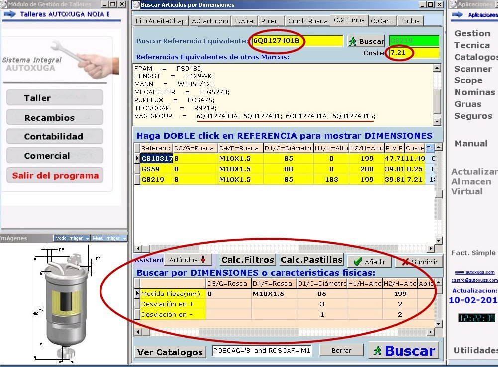 Piezas identicas con referencias totalmente distintas