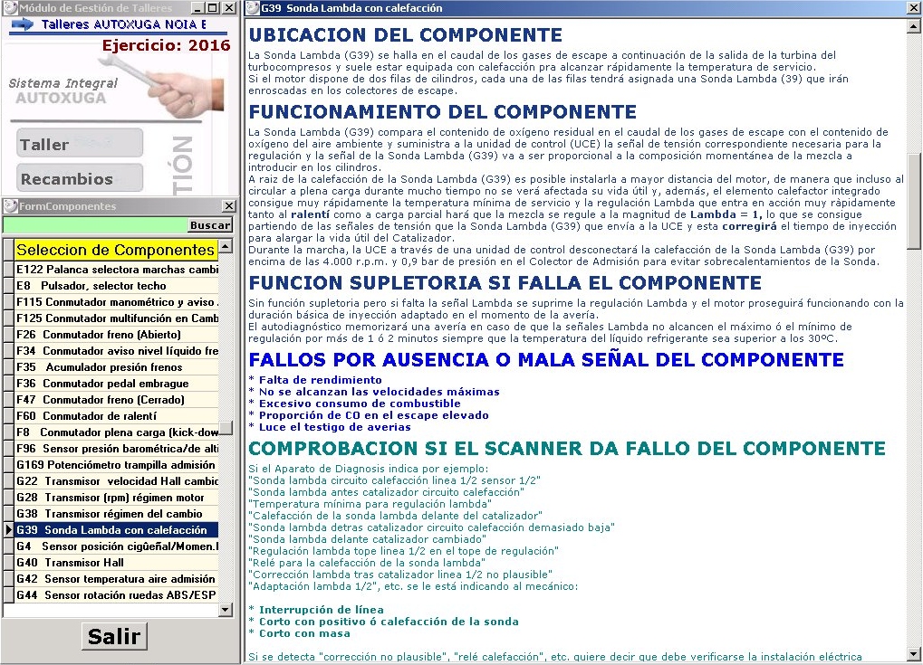 Funcionamiento de la Sonda Lambda con funcion supletoria