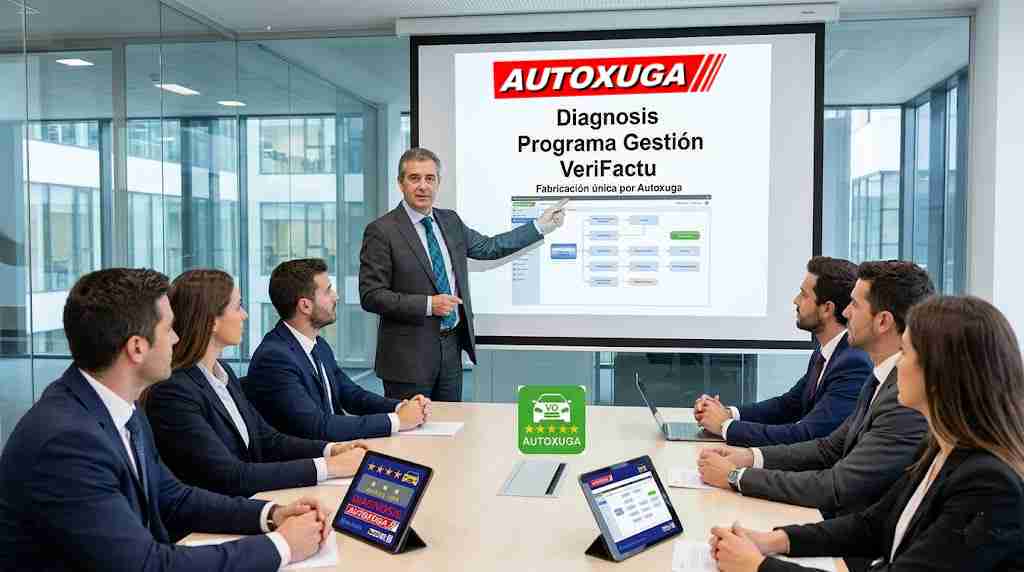 Presentación del programa gestión y diagnosis Autoxuga en el CDTIC