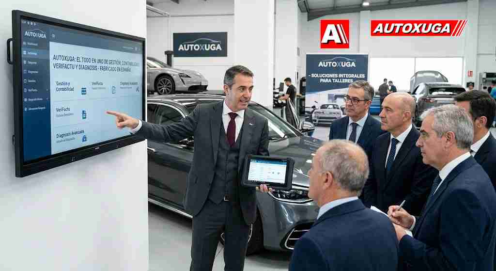 Presentación del programa gestión y diagnosis Autoxuga en el CDTIC