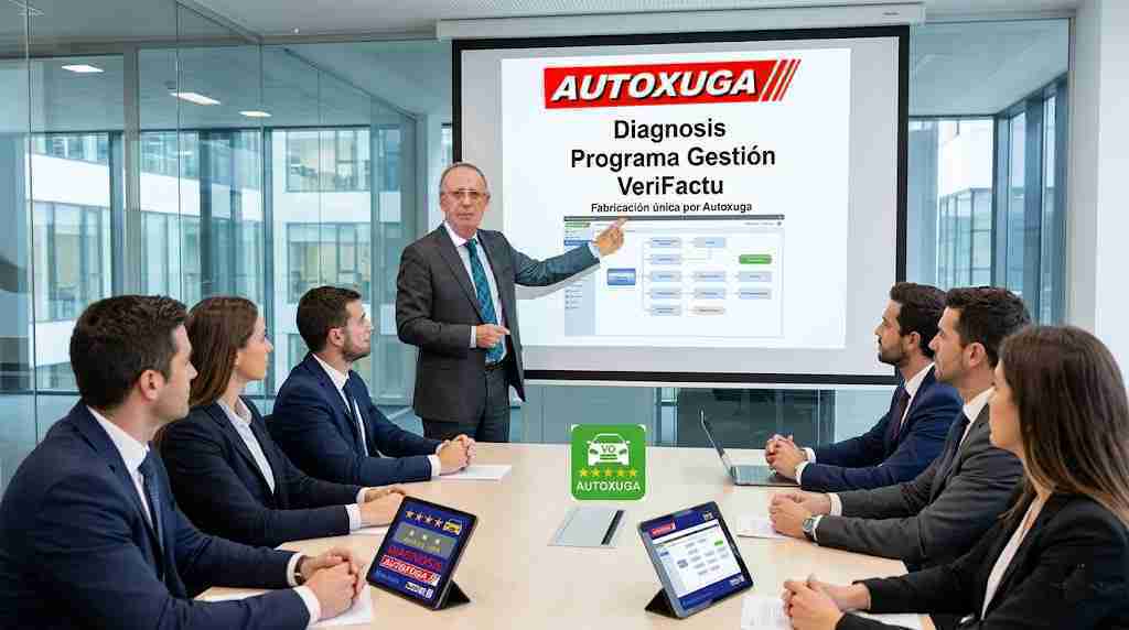 Presentación del programa gestión y diagnosis Autoxuga en el CDTIC