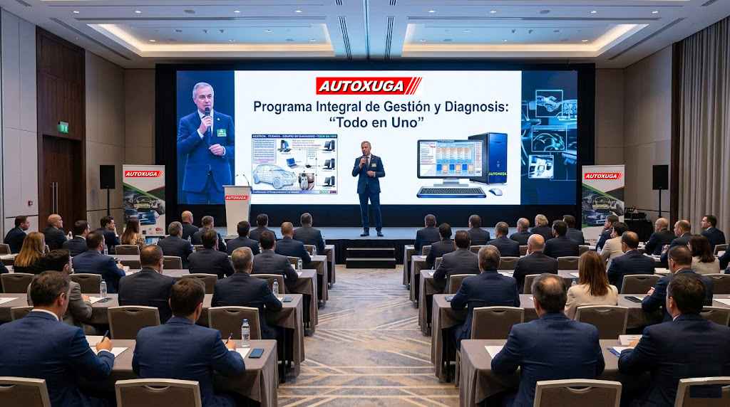 Presentación del programa gestión y diagnosis Autoxuga en el CDTIC