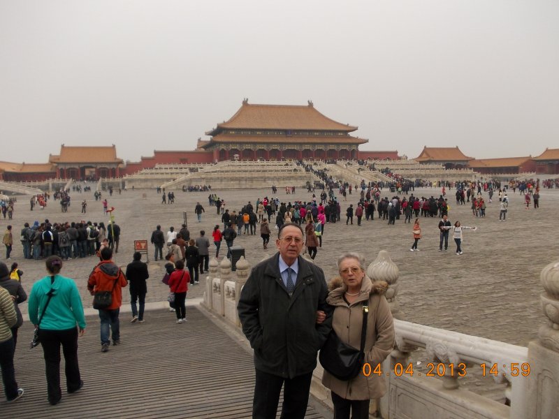 Entrada principal a la Ciudad Prohibida en Tiananmen