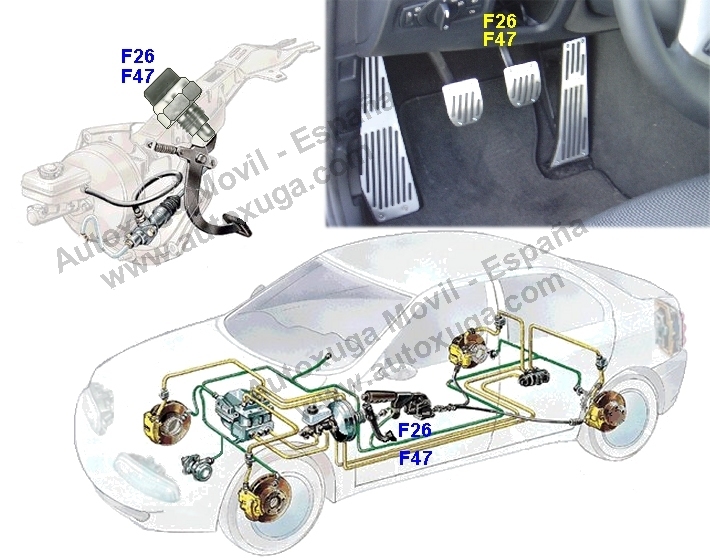 F26  Conmutador freno (Abierto)