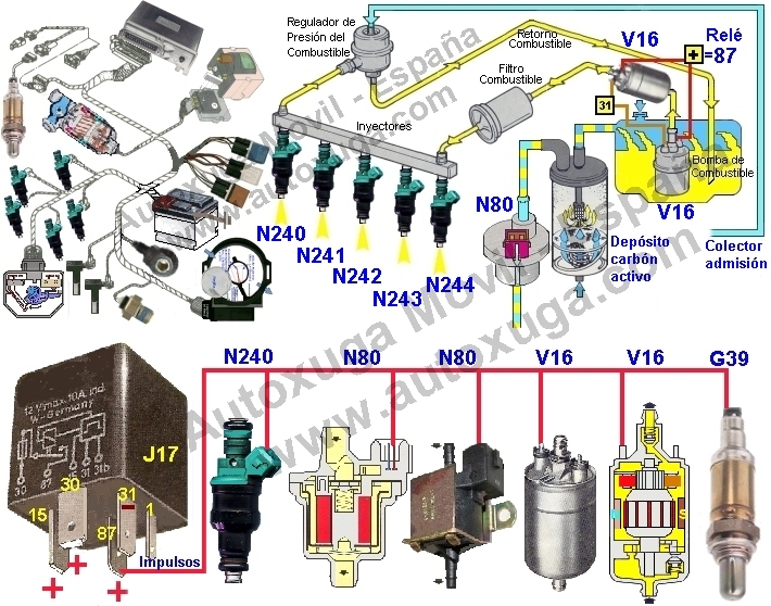 J17  Mdulo-Rel bomba combustible