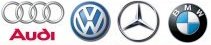 Logotipos marcas coches alemanes