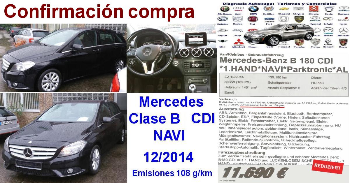 Confirmacion para la compra de un coche seleccionado