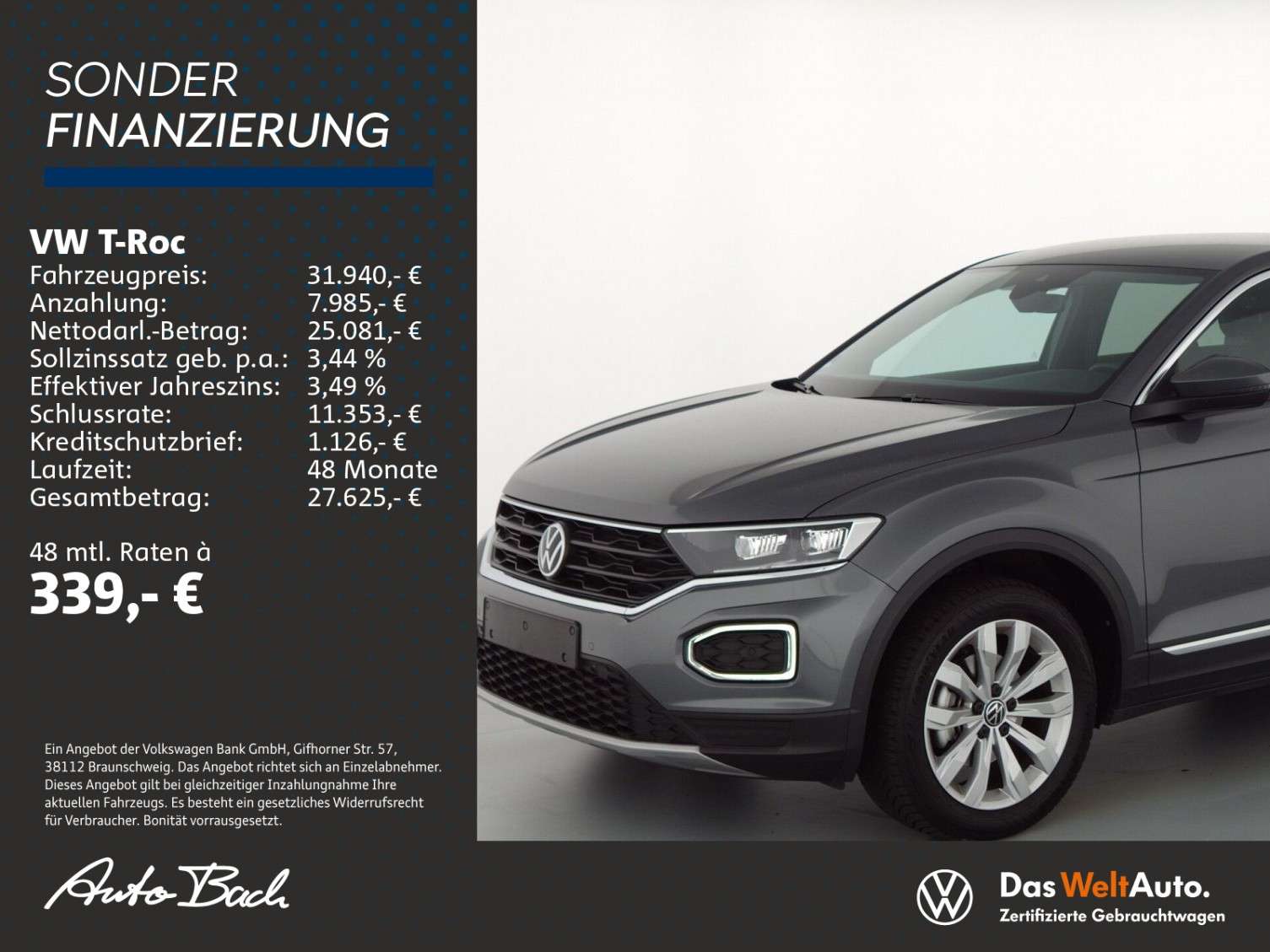 coche volkswagen T-Roc Gasolina Alemania - 57735
