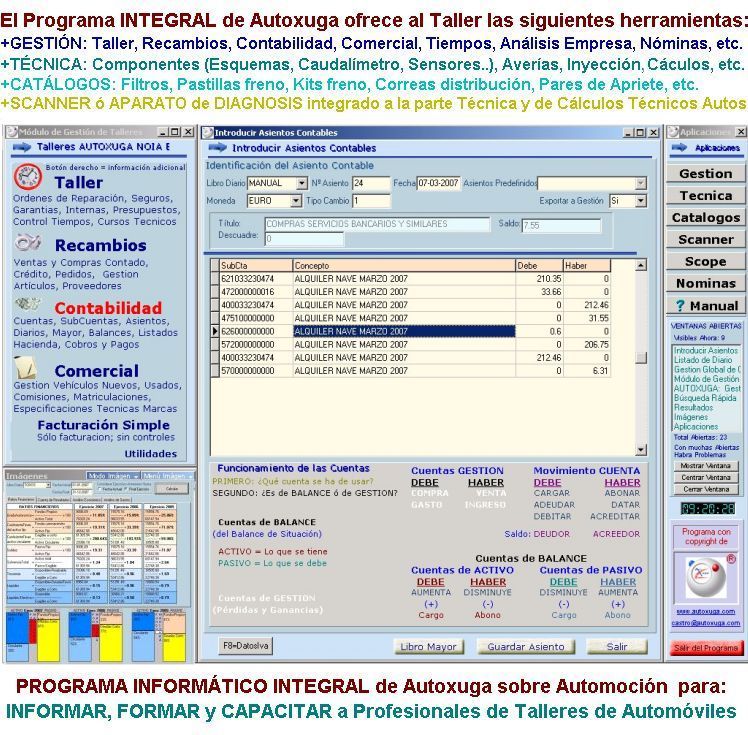 Introduccion de asientos contables automaticos