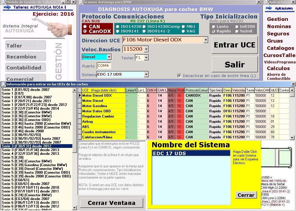 Protocolos comunicacion CAN BUS y ODX