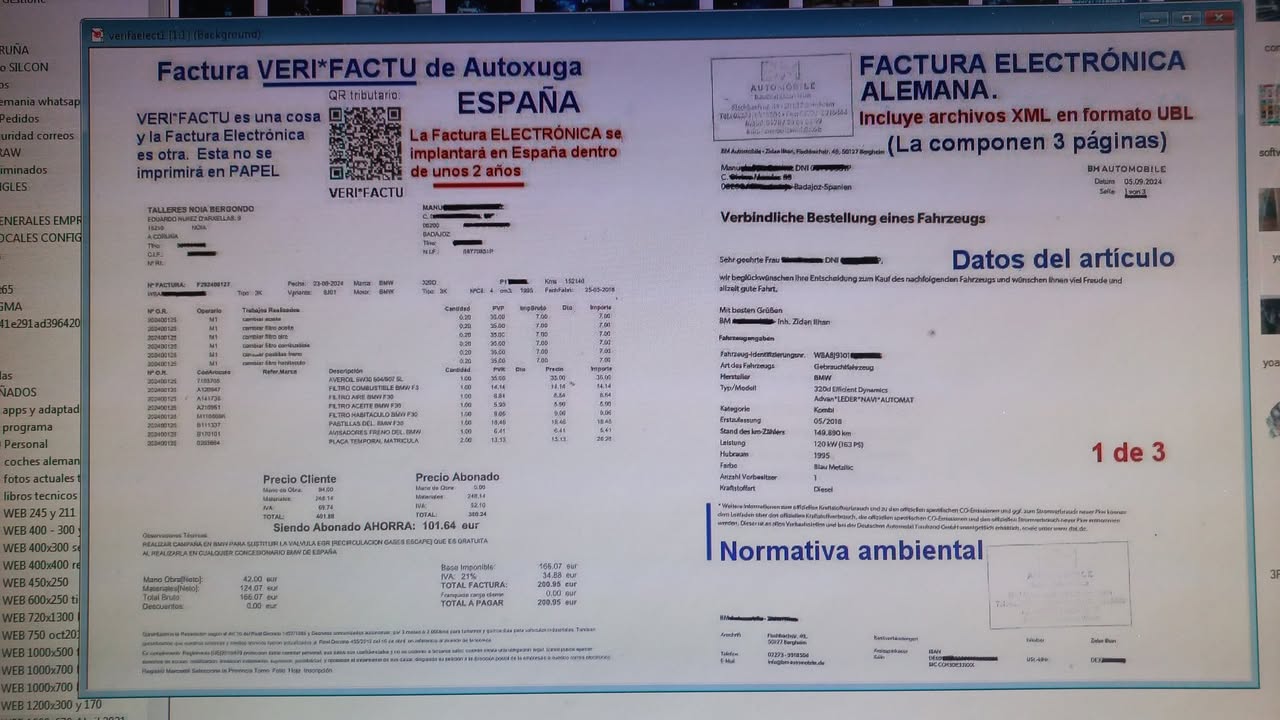 11.- Fotos de la publicación de Autoxuga: Informática Diagnosis y Talleres