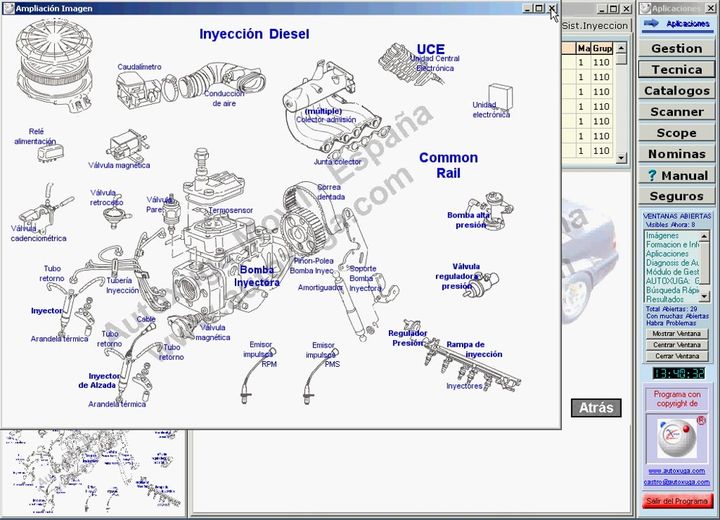 l programa informatico de Autoxuga sirve