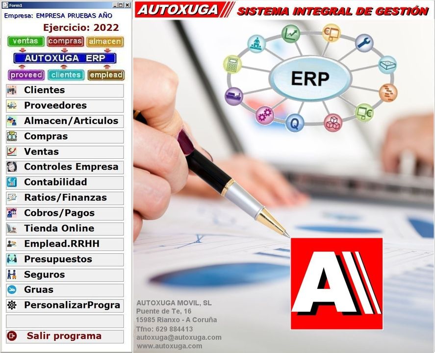 El programa Mixto de Autoxuga con datos 
