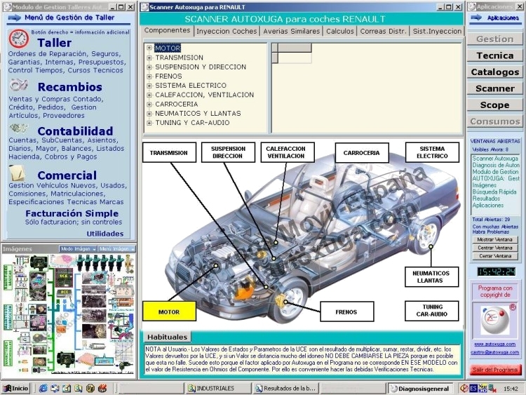 Programa que reune gestion, tecnica y escaner