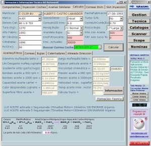 Programa con calculos tecnicos