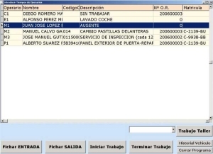 Carga trabajo operarios