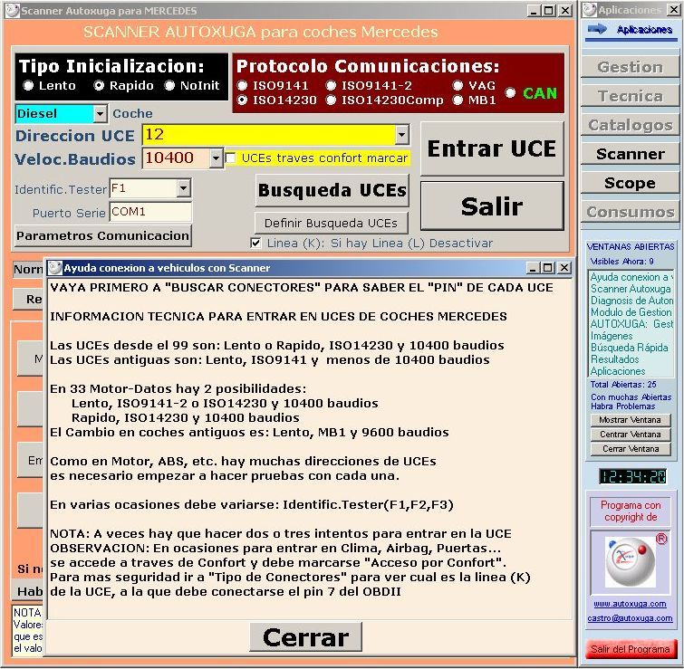 Informacion diagnosis centralitas coches