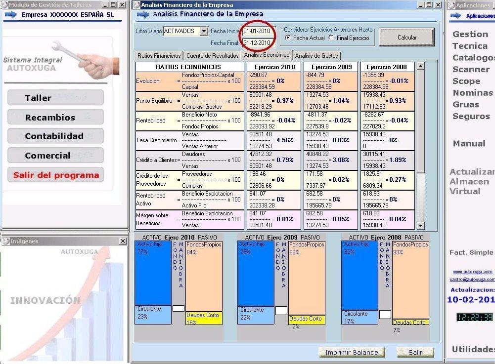 Analisis economico de 3 ejercicios