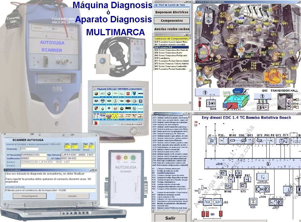 Maquina diagnosis Autoxuga