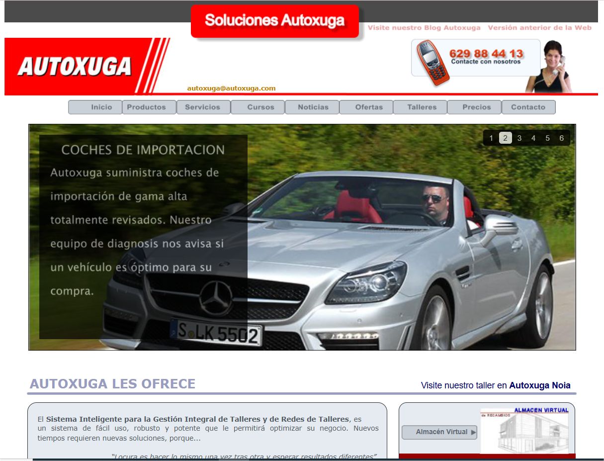 Web Autoxuga año 2012