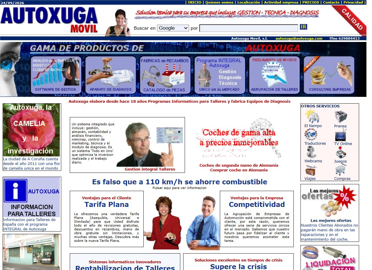 Web Autoxuga año 2016