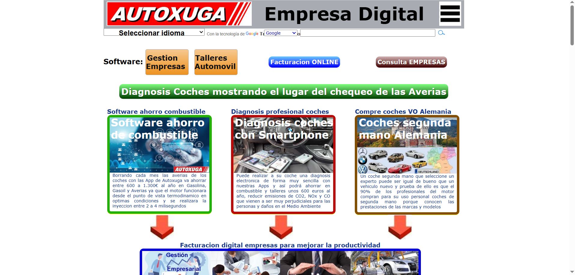 Web Autoxuga año 2022