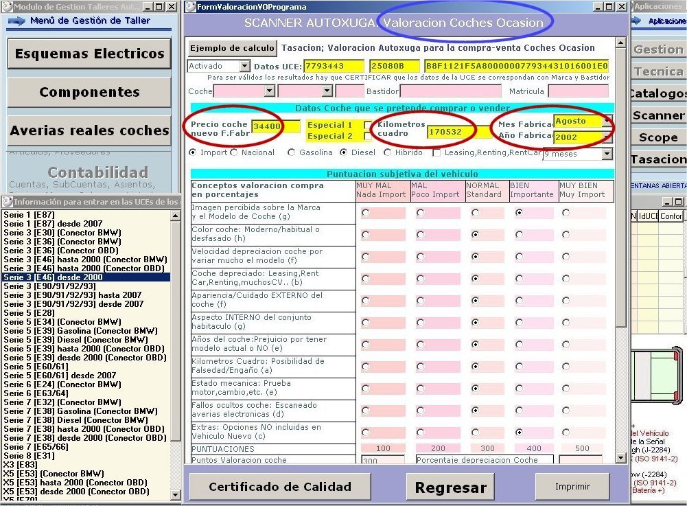 Valoracion coches de ocasion con certificado calidad