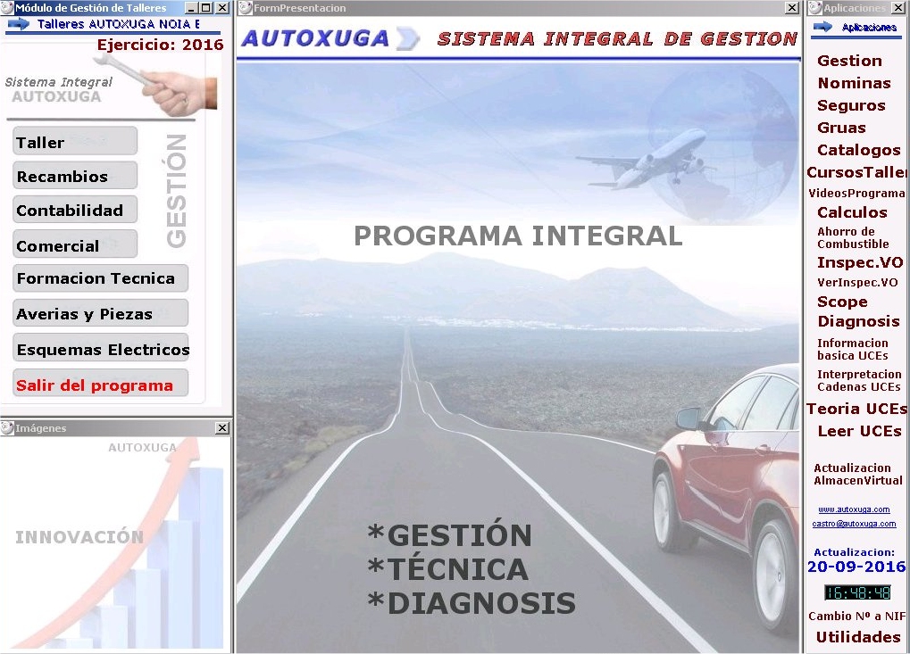 Programa de Gestion, tecnica y diagnosis 