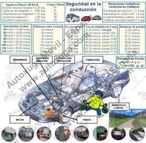 Inseguridad de la conduccion por exceso de seales